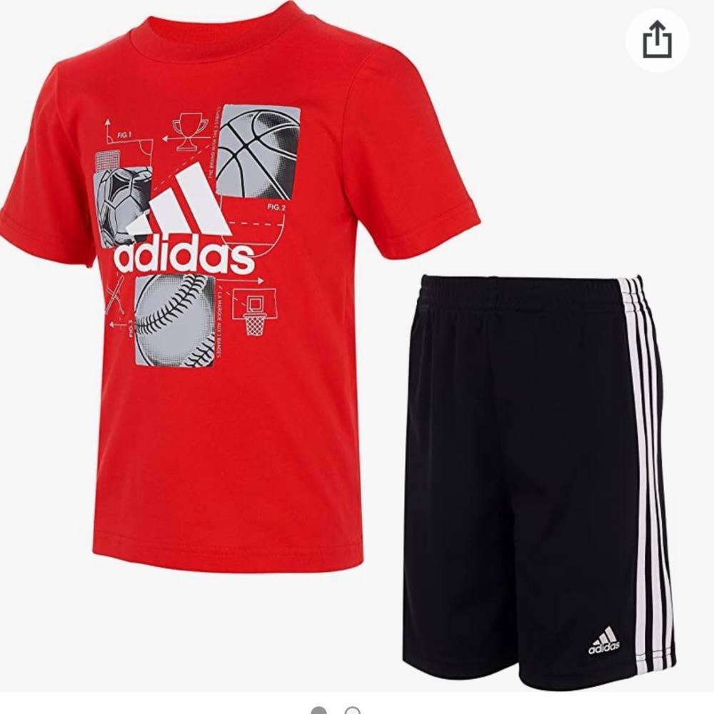 Infant Adidas Shorts Set